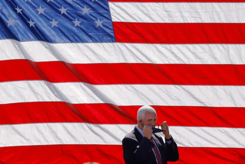 U.S. Vice President Mike Pence visits TYR Tactical in Peoria