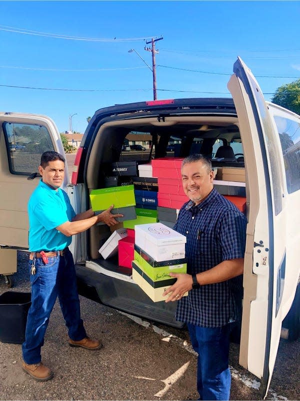 Shoebox Ministry delivers hygiene kits to people in need.