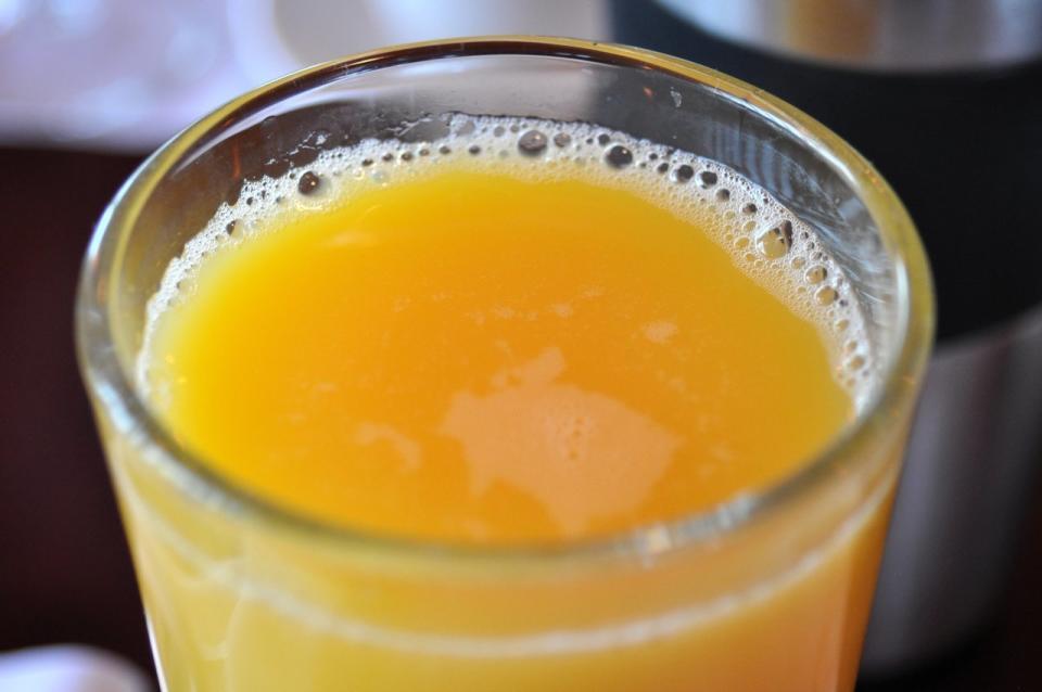 Drink some <a href="http://www.psychologytoday.com/articles/200304/vitamin-c-stress-buster" target="_hplink">orange juice</a>.