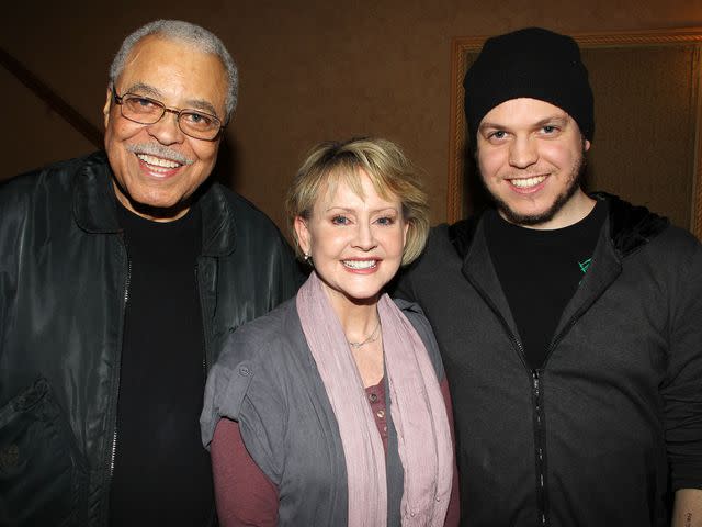 Bruce Glikas/FilmMagic (Left-right:) James Earl Jones, Cecilia Hart and Flynn Earl Jones in 2011