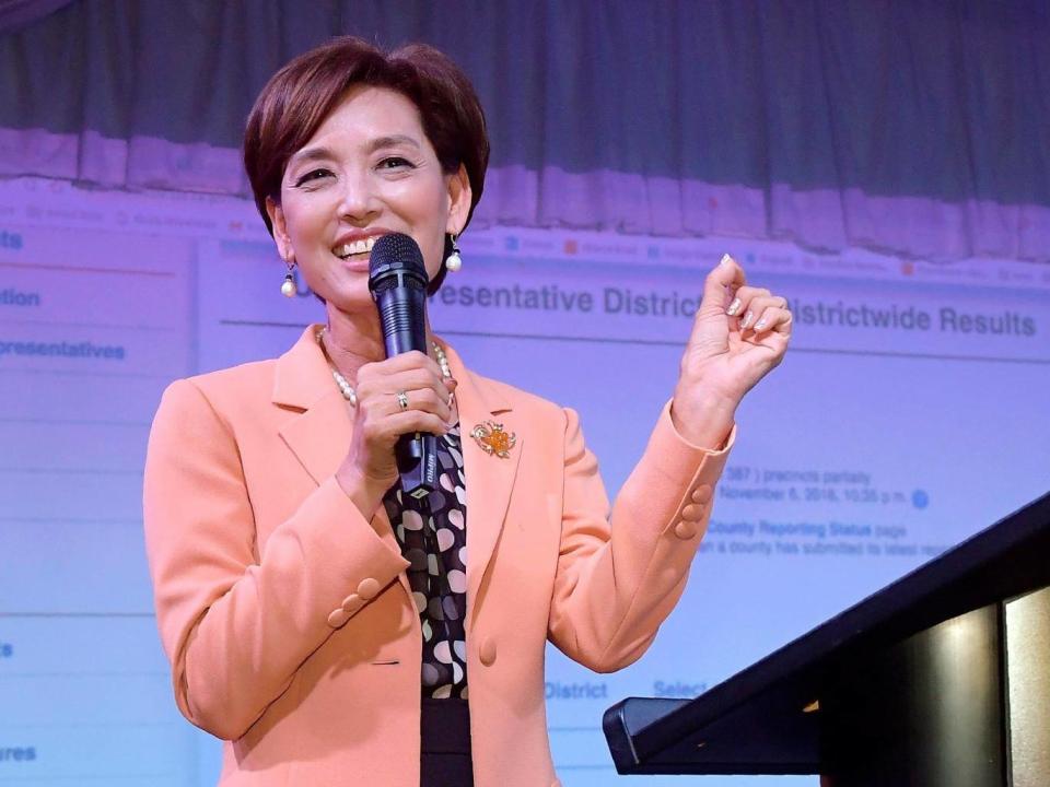 Young Kim is the first Korean-American elected to congress (AP)