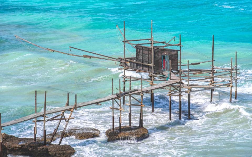 One of the region's trabocco fishing piers - Getty