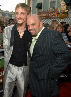 MacKenzie Crook and Lee Arenberg at the Disneyland premiere of Walt Disney Pictures' Pirates of the Caribbean: Dead Man's Chest