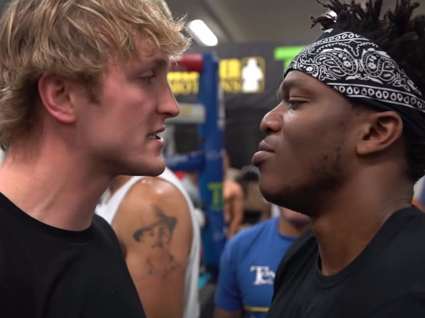 Vlogger Logan Paul and KSI.