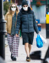 <p>Robert Pattinson and girlfriend Suki Waterhouse are seen running errands on the actor's 34th birthday in London on Wednesday. </p>