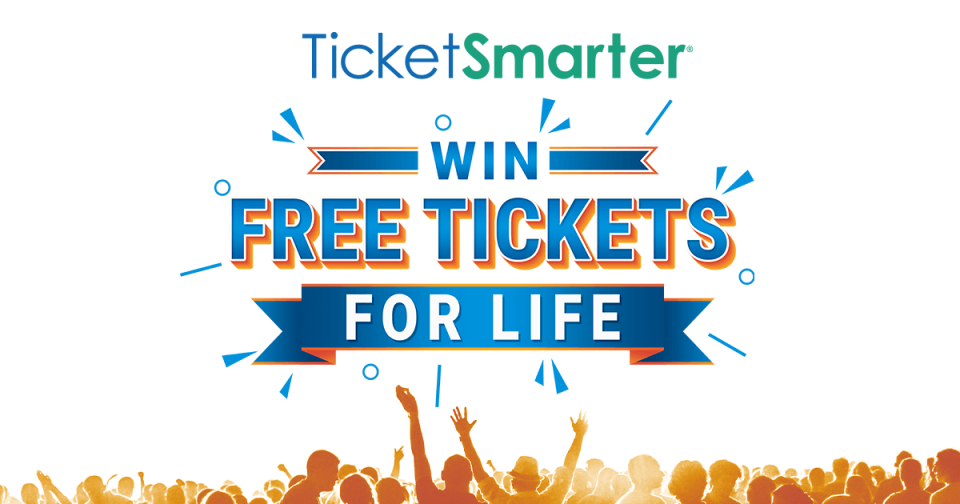 TicketSmarter will select one winner each month for its Free Tickets for Life Sweepstakes.
