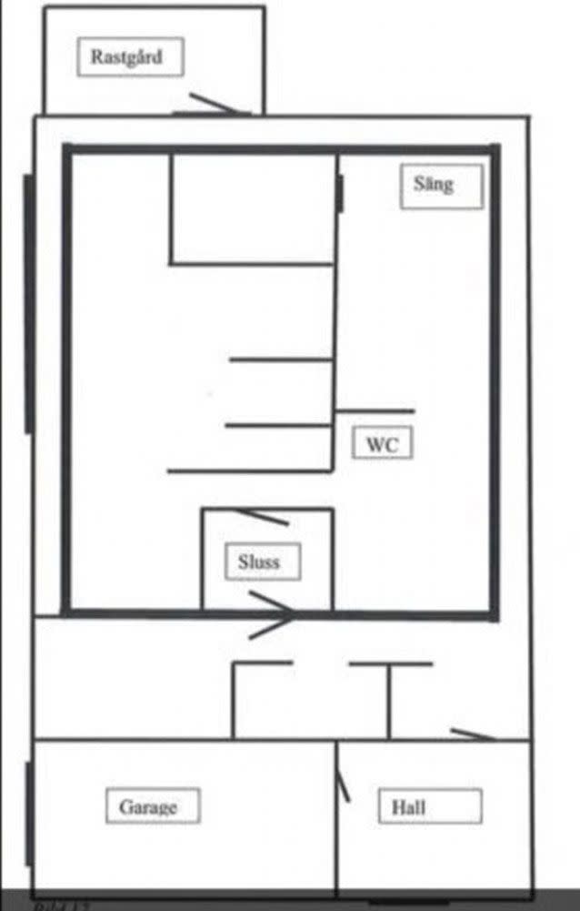 A map of the bunker. Photo: Supplied