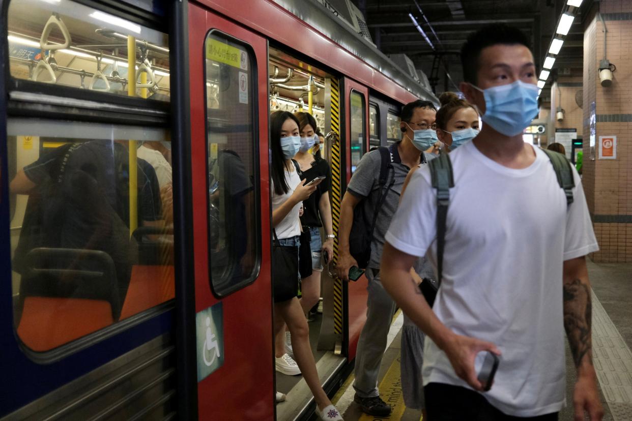 Hong Kong introduced tougher measures to prevent the spread of coronavirus last week including the mandatory use of masks in both indoor and outdoor public spaces, as it tries to bring its outbreak back under control: REUTERS