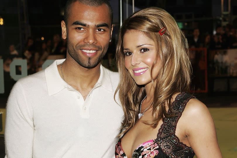 Cheryl with her ex Ashley Cole