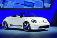 VW lifted the lid on its new electric roadster, the E-Bugster.