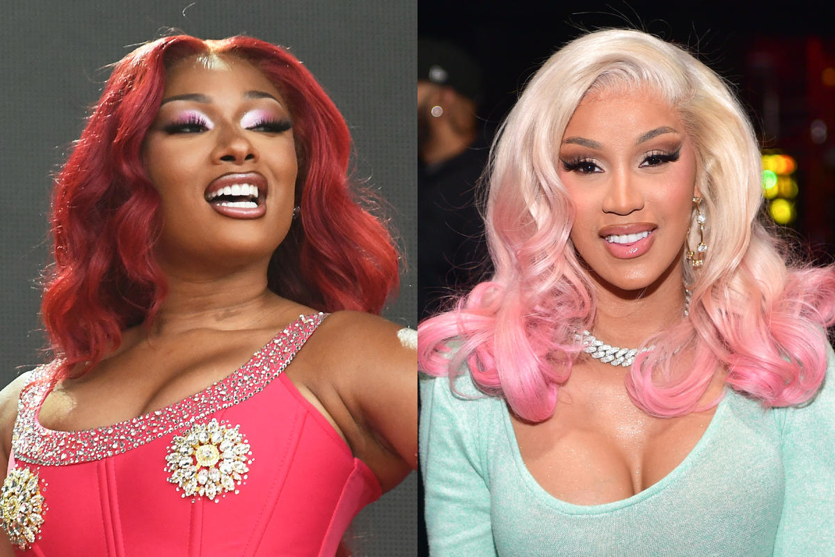 Cardi B Showed Off a Bubblegum-Pink Hair Transformation at the