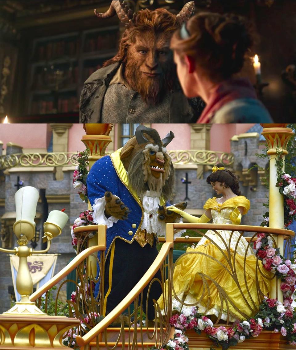 beauty and the beast park character