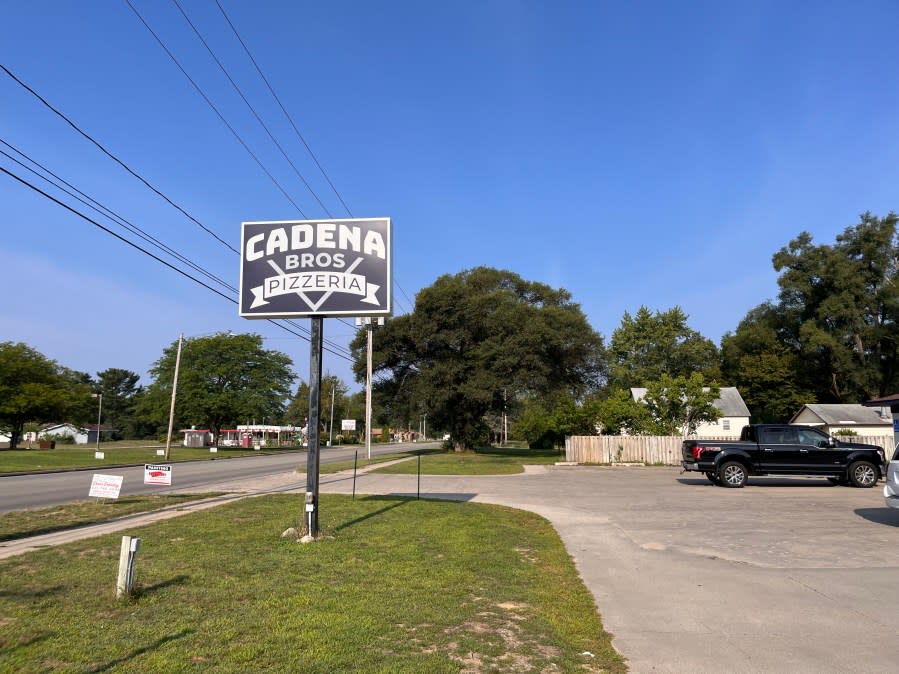 Cadena Brothers Pizzeria in Fruitport Township. (Aug. 9, 2023)