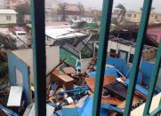 <p>View of the aftermath of Hurricane Irma on Sint Maarten Dutch part of Saint Martin island in the Caribbean, Sept. 7, 2017. (Photo: Netherlands Ministry of Defence/Handout via Reuters) </p>