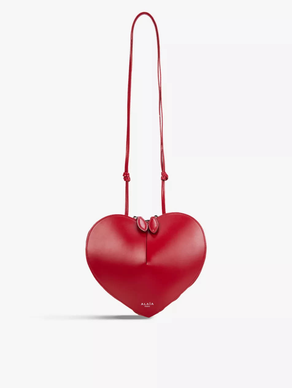 ALAIA Le Coeur heart-shaped leather cross-body bag