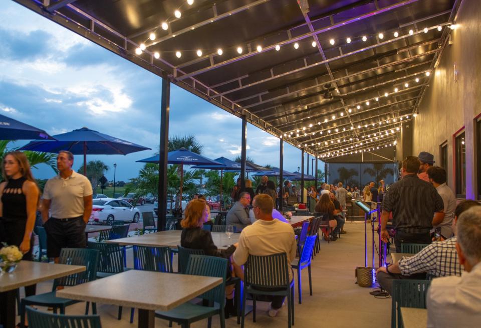 The spacious patio at Urban Prime Restaurant and Market in Viera holds about 150 guests.