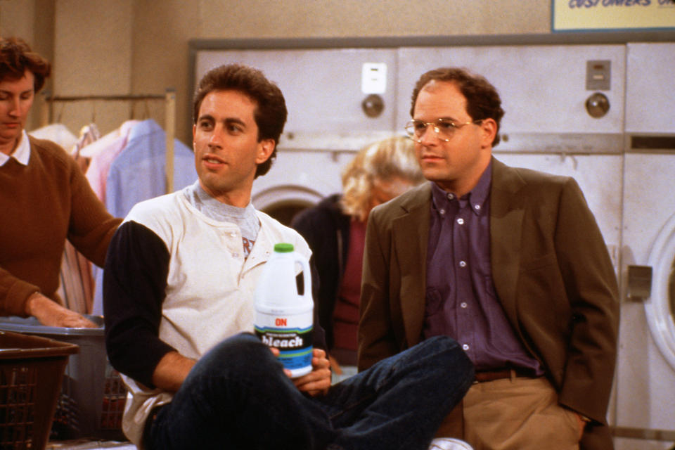 Jerry Seinfeld and George Costanza