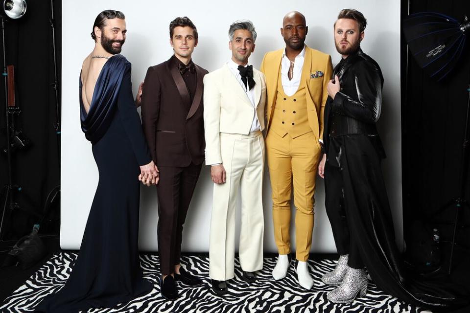 Jonathan Van Ness, Antoni Porowski, Tan France, Karamo Brown and Bobby Berk | Rich Polk/Getty