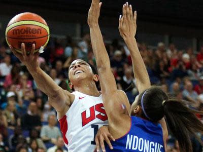 US women win 5th straight gold, top France 86-50