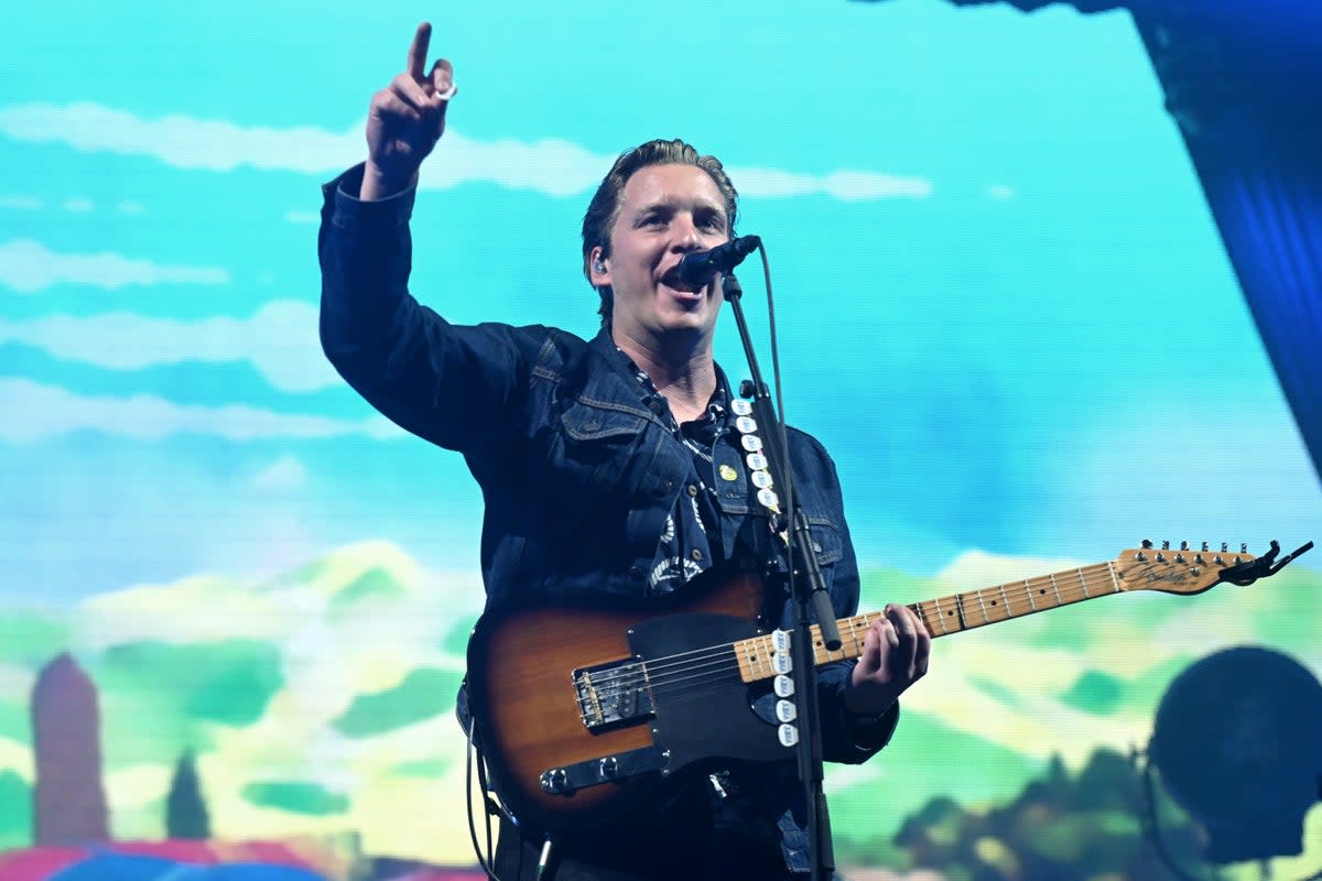 George Ezra on stage at Latitude Festival  (Dave Hogan/Hogan Media/Shutterstock)