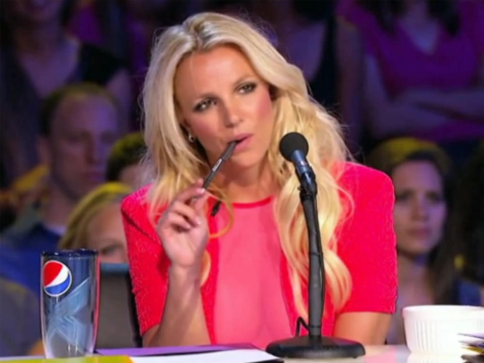 'X Factor': The Facial Expressions of Britney Spears