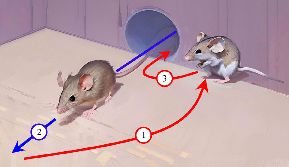 Mäuse planen Hinterlisten wie im Film (Bild: Royal Society Publishing)