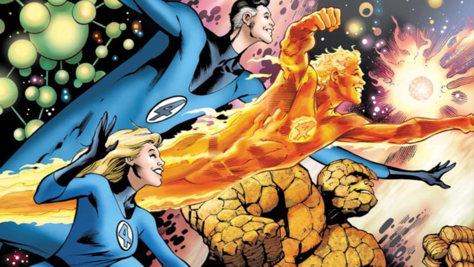 Fantastic Four in the late '90s, art by Alan Davis.