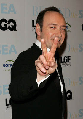 Kevin Spacey at the NY premiere of Lions Gate's Beyond the Sea