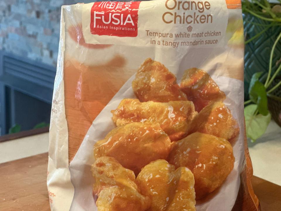 Aldi orange chicken  bag