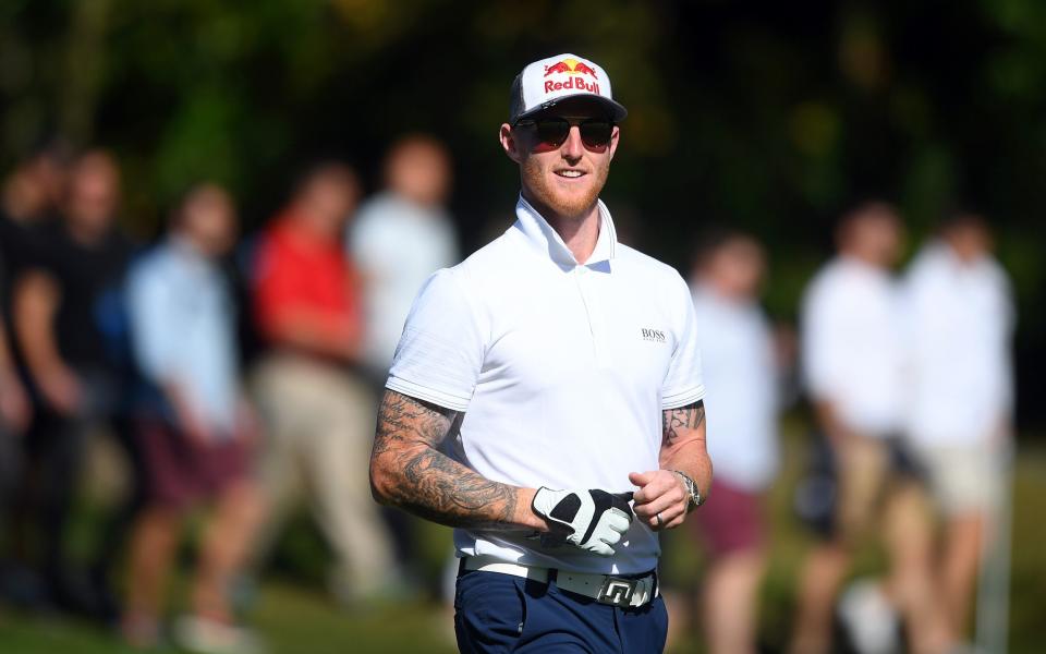 England cricketer Ben Stokes takes part in the BMW PGA Championship Pro-Am at Wentworth Golf Club on September 18, 2019 in Virginia Water - Getty Images/Harry Trump