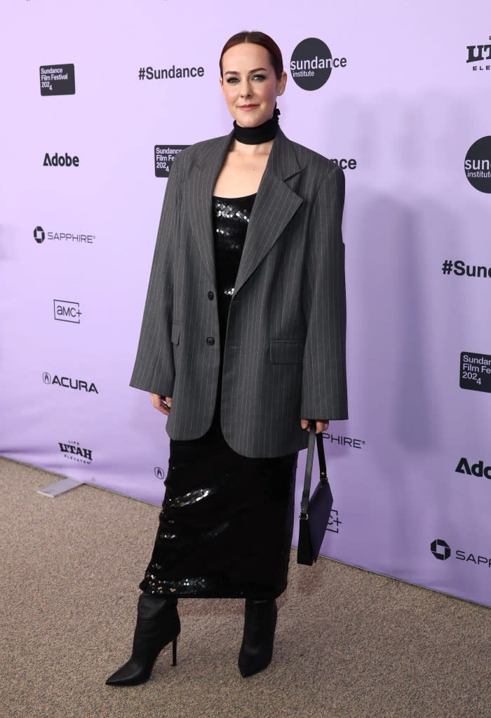 Jena Malone attends the "Love Lies Bleeding" Premiere during the 2024 Sundance Film Festival at Eccles Center Theatre on January 20, 2024 in Park City, Utah.