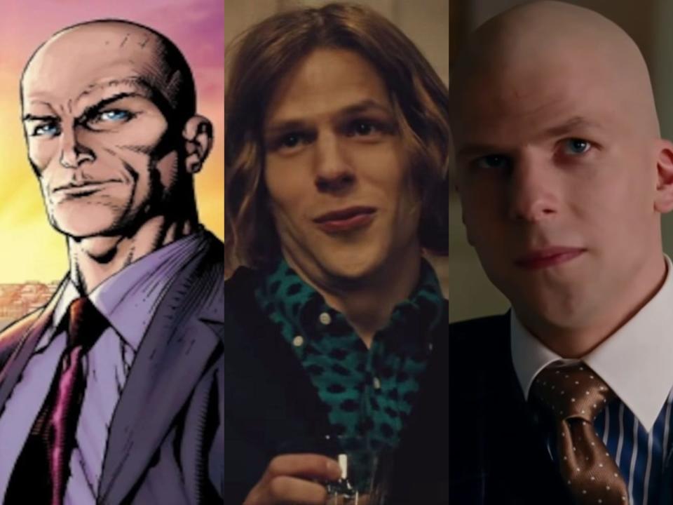 lex luthor comics and movies