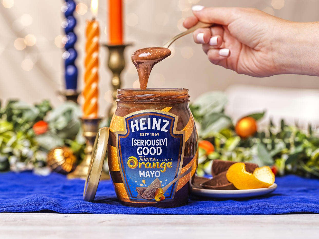 Fancy testing out Chocolate Orange flavoured mayonnaise this Chrsitmas? (Heinz/Terry's)