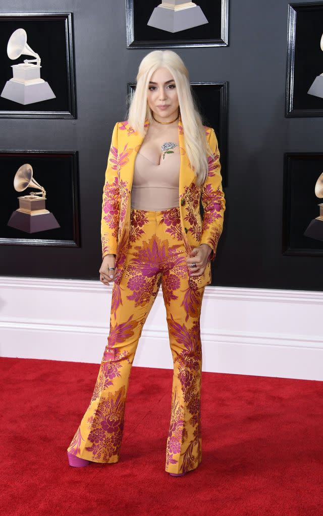 <p>Ava Max attends the 60th Annual Grammy Awards at Madison Square Garden in New York on Jan. 28, 2018. (Photo: John Shearer/Getty Images) </p>