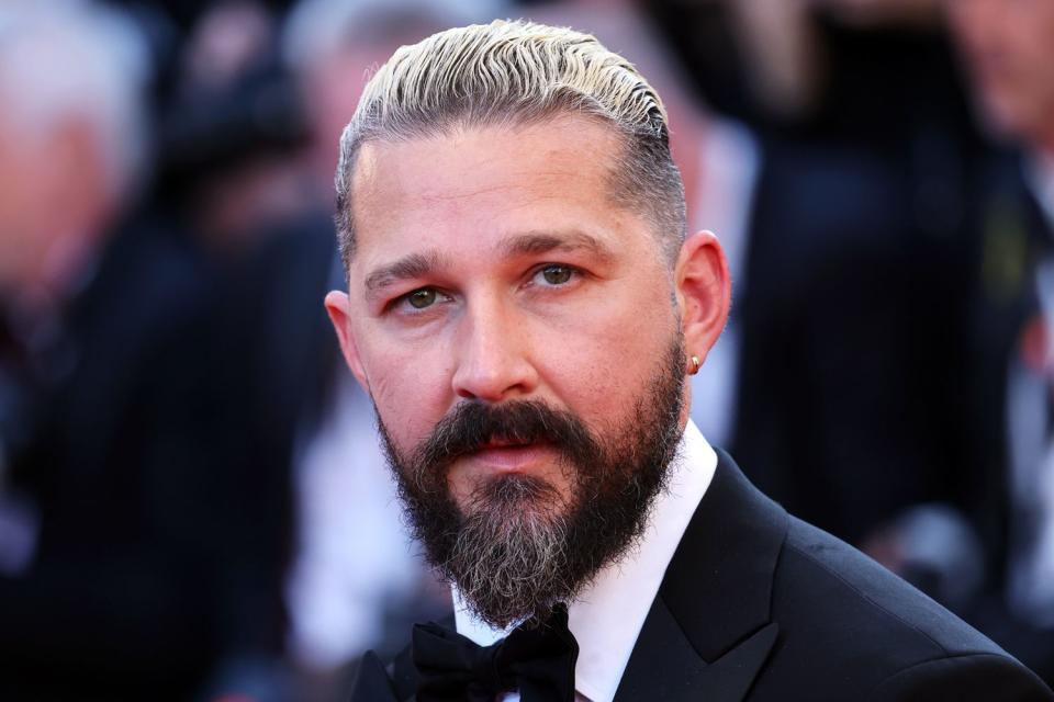 <p>Max Cisotti/Dave Benett/Getty</p> Shia LaBeouf at the 2024 Cannes Film Festival on May 16