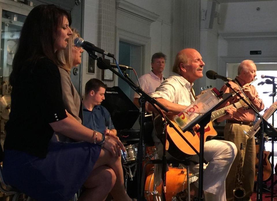 Greg Johnson and his band will perform a "Shower the People" tribute to James Taylor at the Cultural Center of Cape Cod.