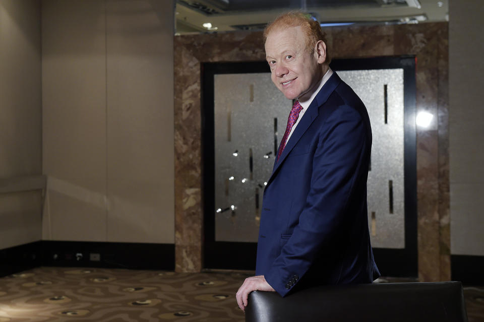 Anthony Pratt, chairman and chief executive officer of Visy Industries Australia Pty, poses for a photograph after a Bloomberg Television interview in Melbourne, Australia, on Tuesday, April 10, 2018. Photographer: Carla Gottgens/Bloomberg