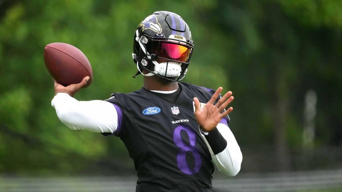 Ravens training camp practice at M&T Bank Stadium