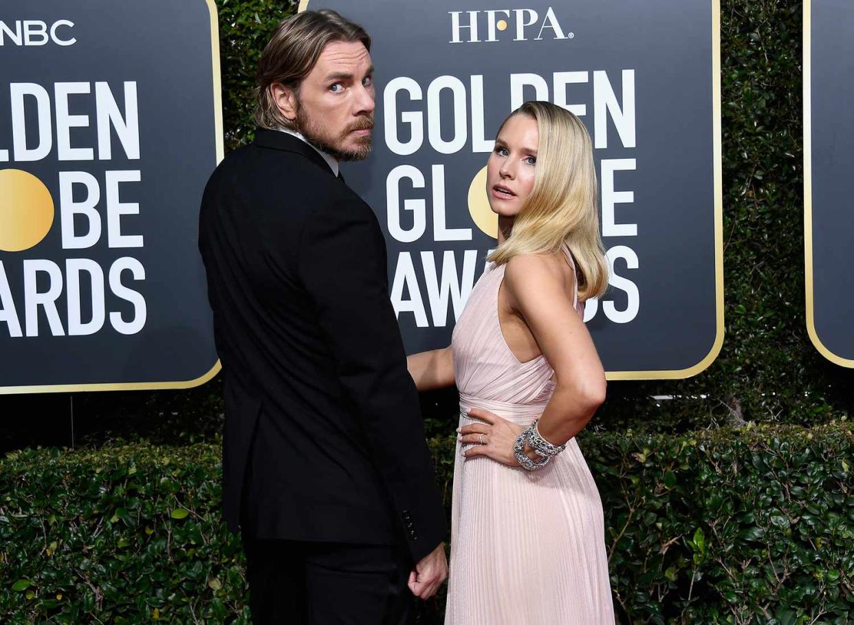 Dax Shepard and Kristen Bell arrive to the 76th Annual Golden Globe Awards held at the Beverly Hilton Hotel on January 6, 2019
