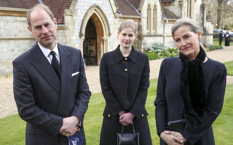 Prince Edward and his family spoke movingly in public following the death of his father, Prince Philip  - PA