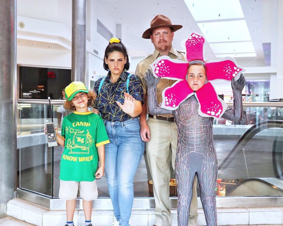 DIY Family 'Stranger Things' Costume