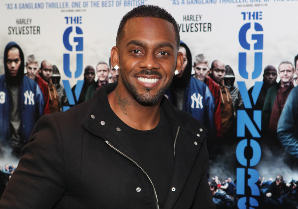 LONDON, ENGLAND - AUGUST 27:  (EMBARGOED FOR PUBLICATION IN UK TABLOID NEWSPAPERS UNTIL 48 HOURS AFTER CREATE DATE AND TIME. MANDATORY CREDIT PHOTO BY DAVE M. BENETT/WIREIMAGE REQUIRED)  Richard Blackwood attends the UK Premiere of "The Guvnors" at Odeon Covent Garden on August 27, 2014 in London, England.  (Photo by Dave M. Benett/WireImage)