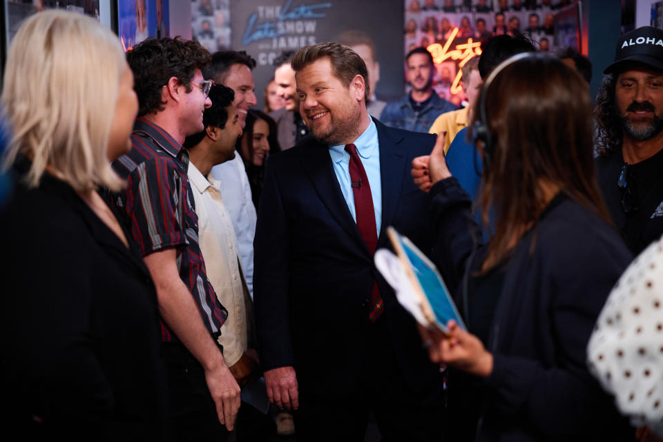 Closeup of James Corden