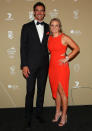 <p>Mitchell Starc and Alyssa Healy. </p>