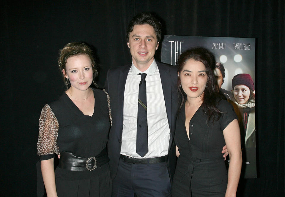 2011 Tribeca Film Festival Zach Braff Isabelle Bilias Deborah Chow