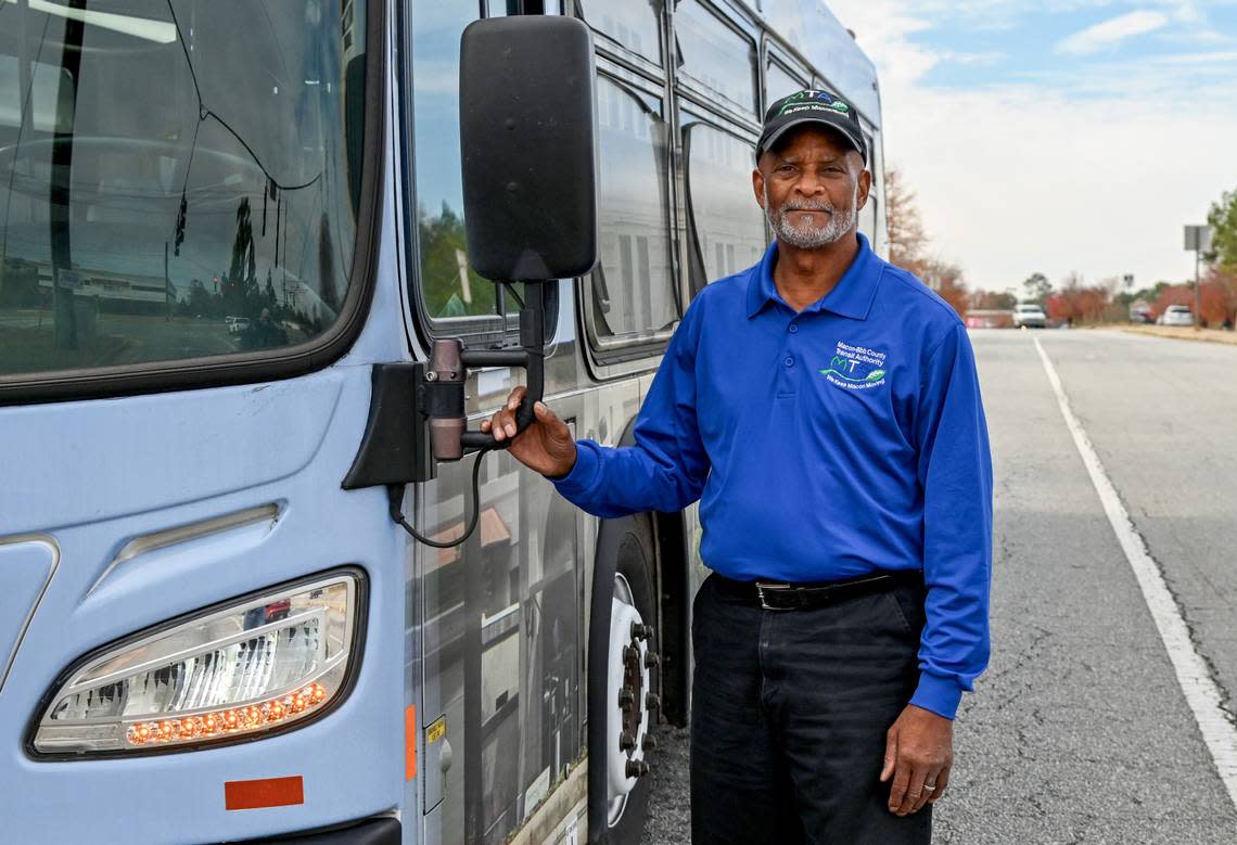 Vernon Franklin, 67, has been driving a bus for MTA for almost 16 years.