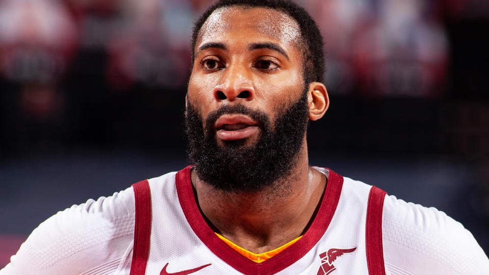 Andre Drummond has signed with the Los Angeles Lakers for the rest of the 2020/21 NBA season, following his buyout with the Cleveland Cavaliers. (Photo by Cameron Browne/NBAE via Getty Images)