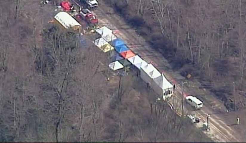 March 31, 2014: Chopper 7 was over the Oso landslide and the ongoing search for victims.