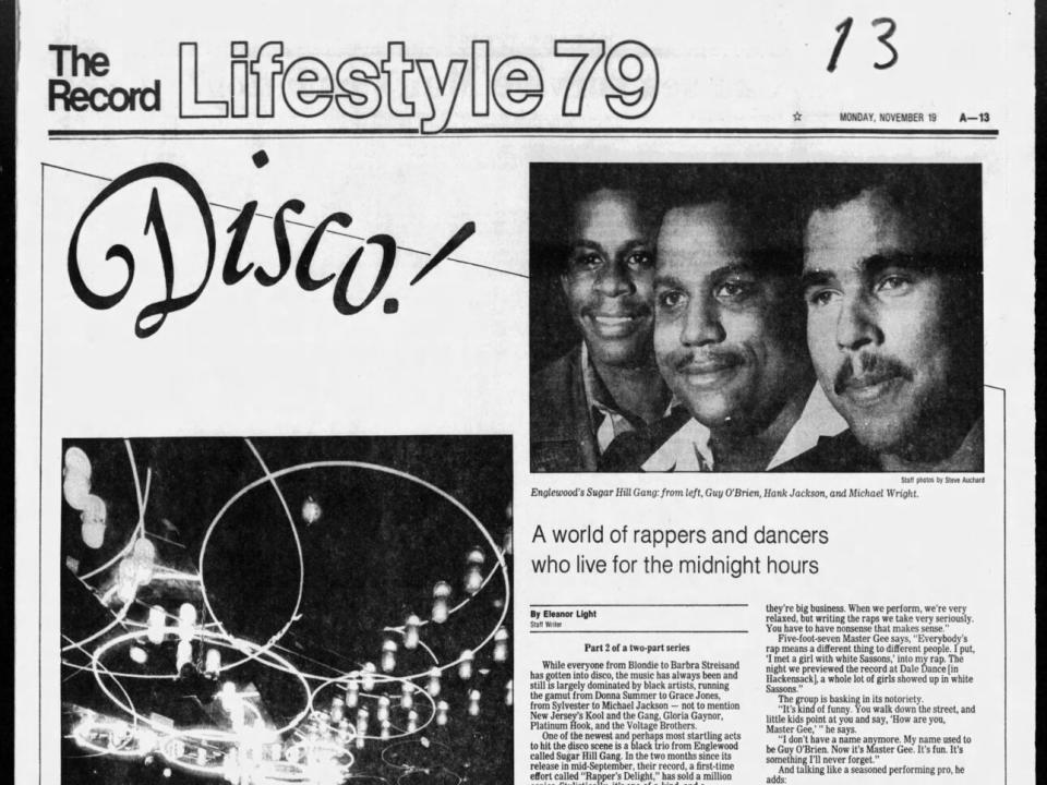 <em>The Record</em>, November 19, 1979. Free of bitches and AKs, cops and rage, life for a late ’70s disco-rapper could be sweet.