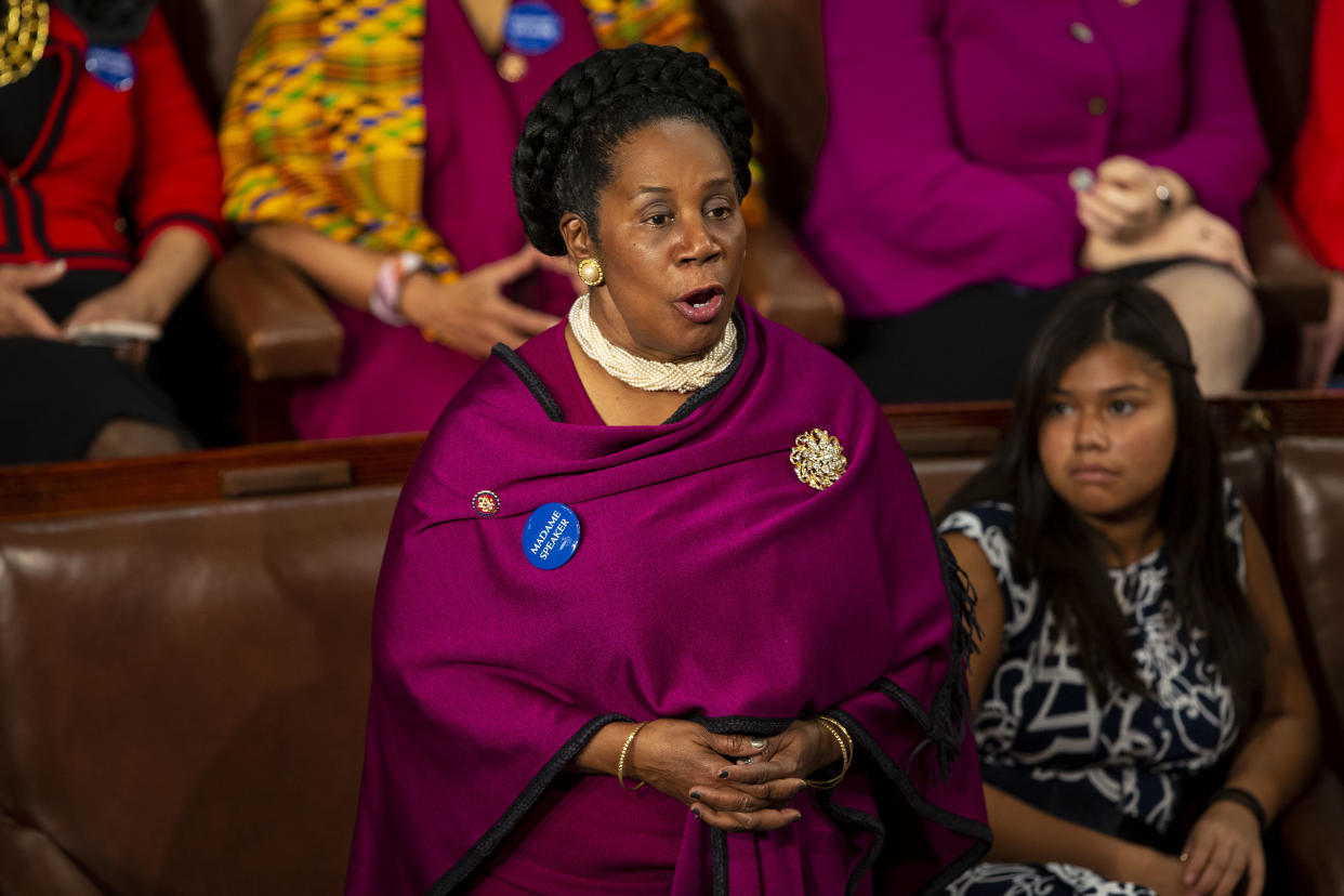 Rep. Sheila Jackson Lee (D-Texas) resigned her post at the Congressional Black Caucus Foundation amid pressure from other lawmakers to step aside, according to reports. (Photo: Bloomberg via Getty Images)